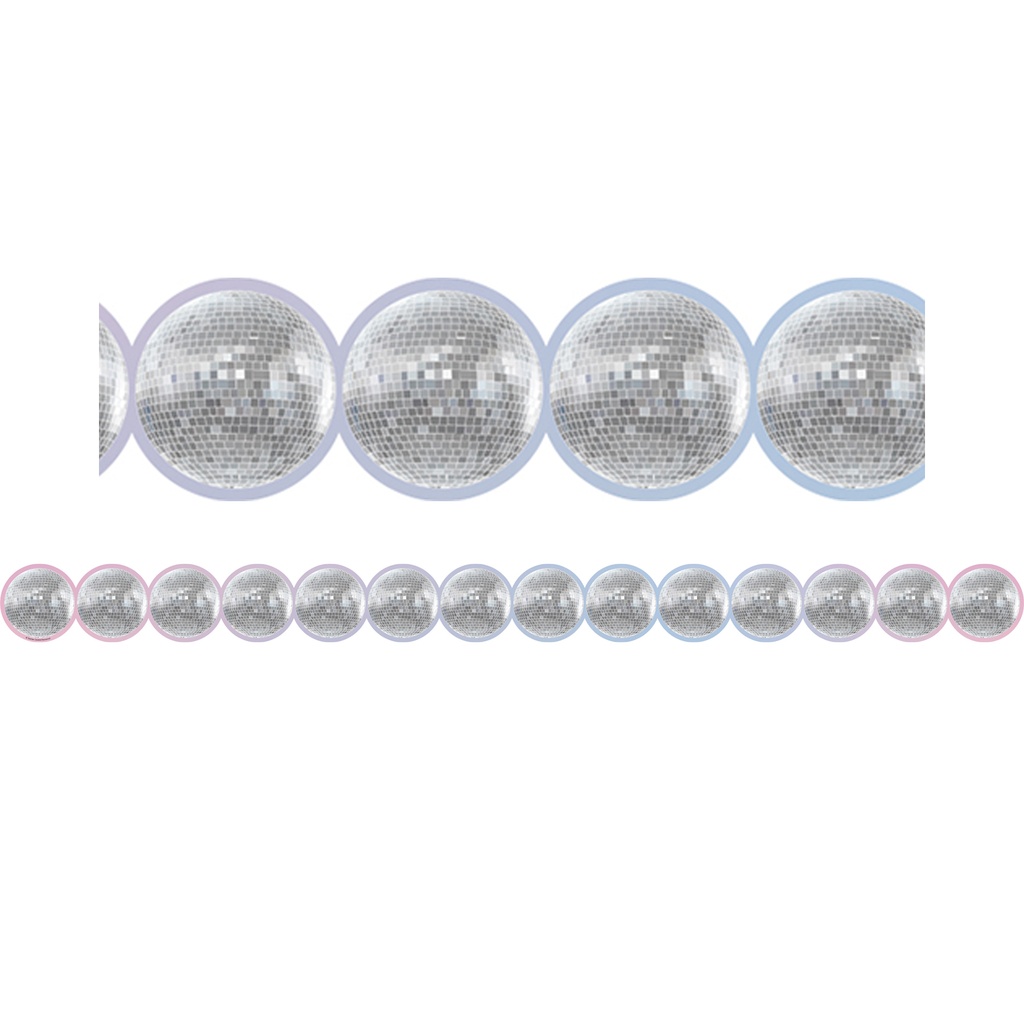 Disco Balls Die-Cut Border Trim