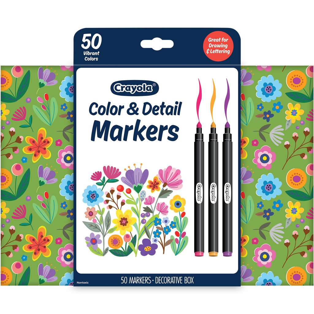 Crayola Color & Detail Markers 50ct 
