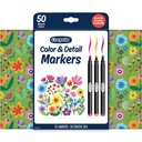 Crayola Color & Detail Markers 50ct 
