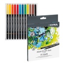 Aqua Brush Duo Art Markers 12 Colors