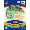 White 9" x 12" 140 lb. Watercolor Paper 50 Sheets