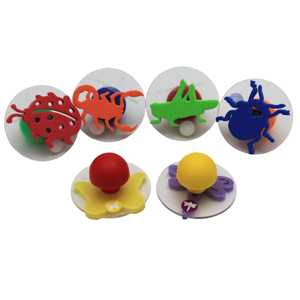 Insects Set 1 Giant Stampers Set of 6