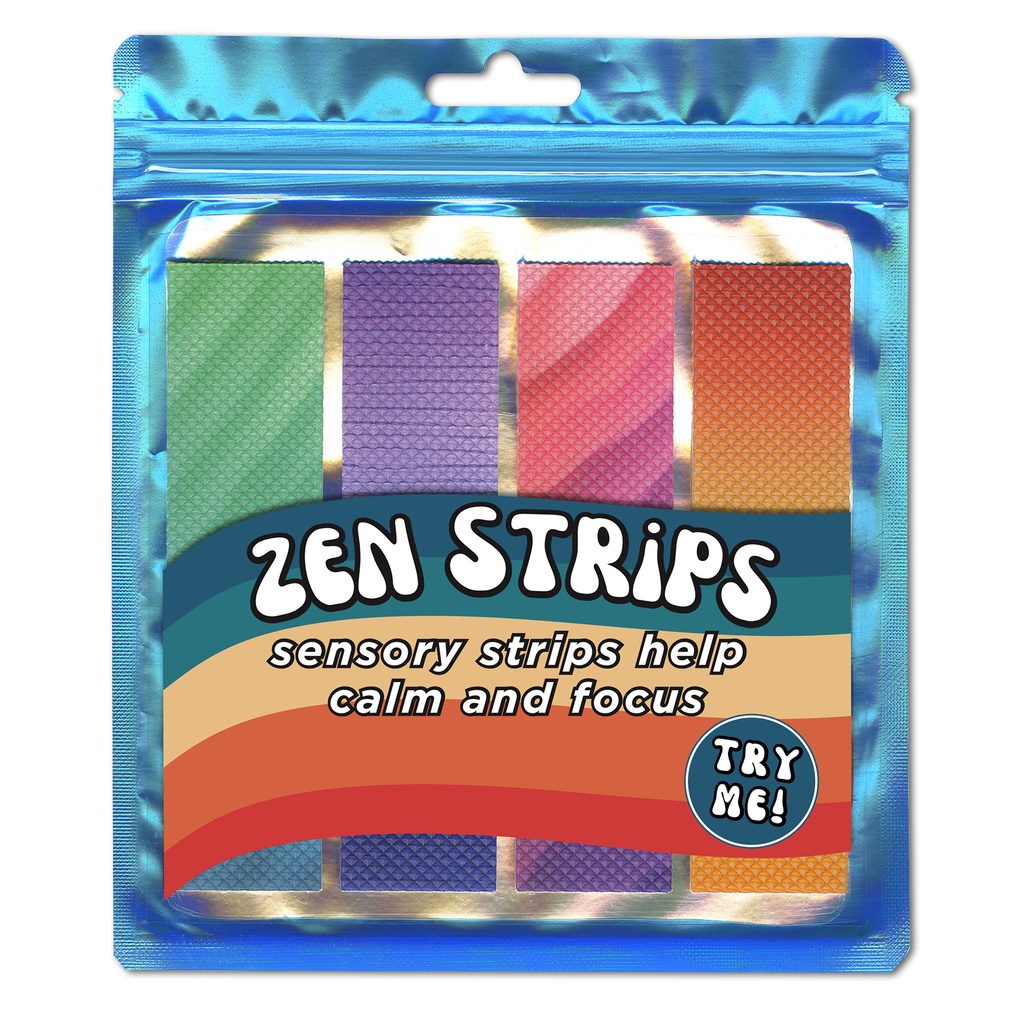 Bumpy Gradient Zen Strips Set 1: 6 Sets of 4