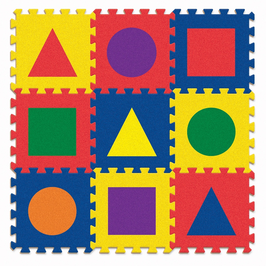 Shapes 12" x 12" Carpet Tiles 9 Count