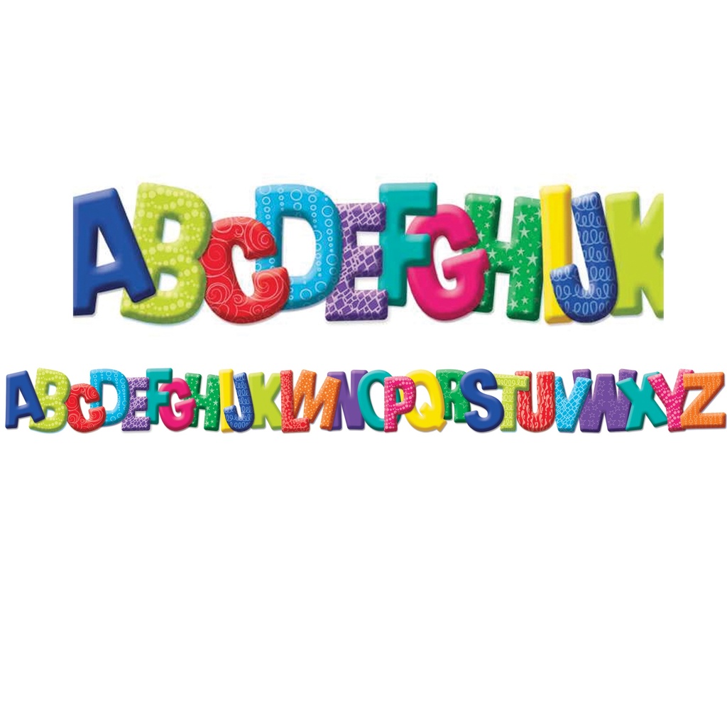 Color My World ABC Extra Wide Die Cut Deco Trim® 37 Feet