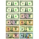 U.S. Dollars Math Die-Cut Magnets