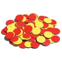 Plastic Magnetic Two-Color Counters Set of 200