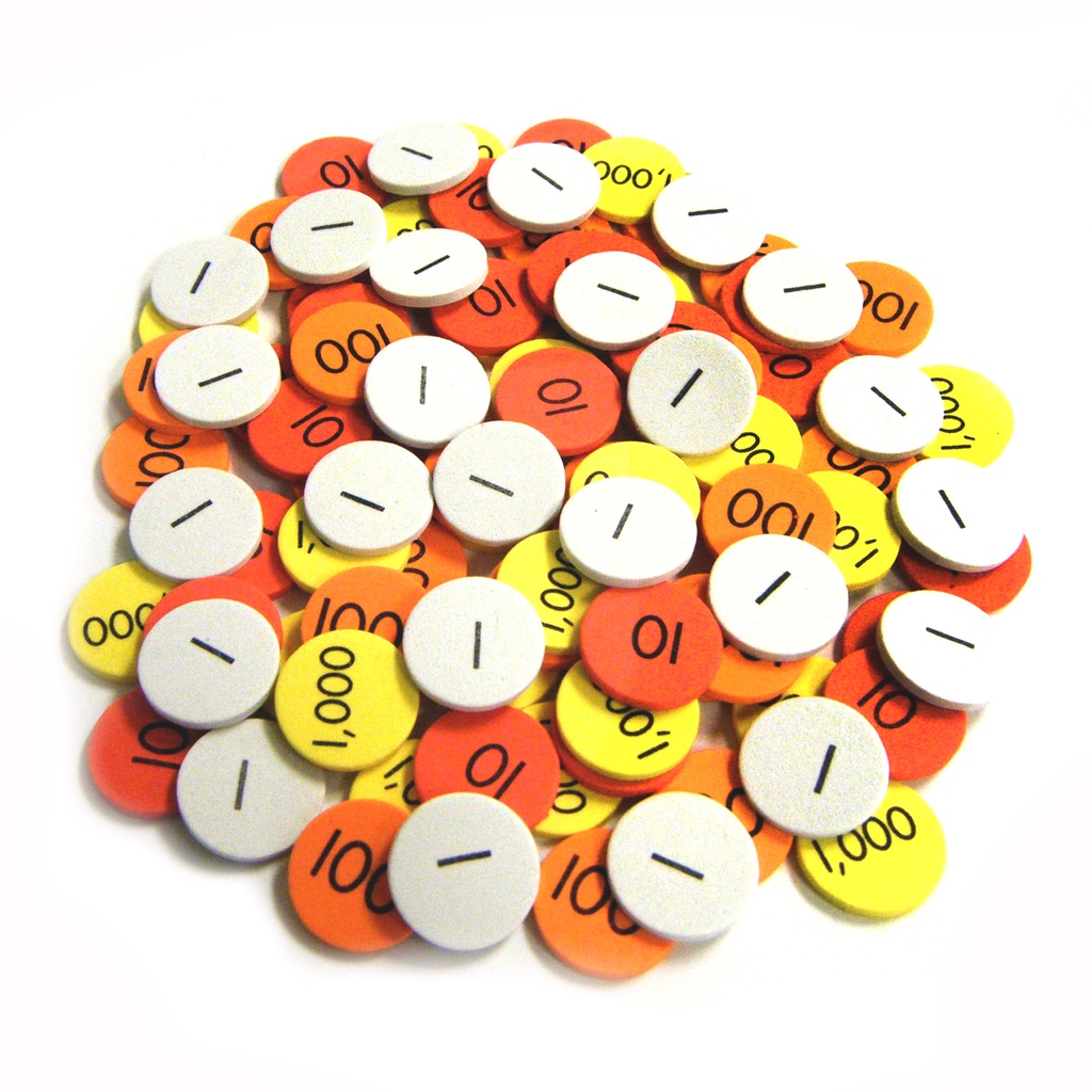 Small Group Set of Place Value Discs