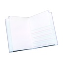 White Hardcover Blank Book Primary Lined 6" x 8" Portrait