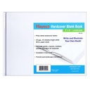 White 8" x 6" Hardcover Plain Blank Book