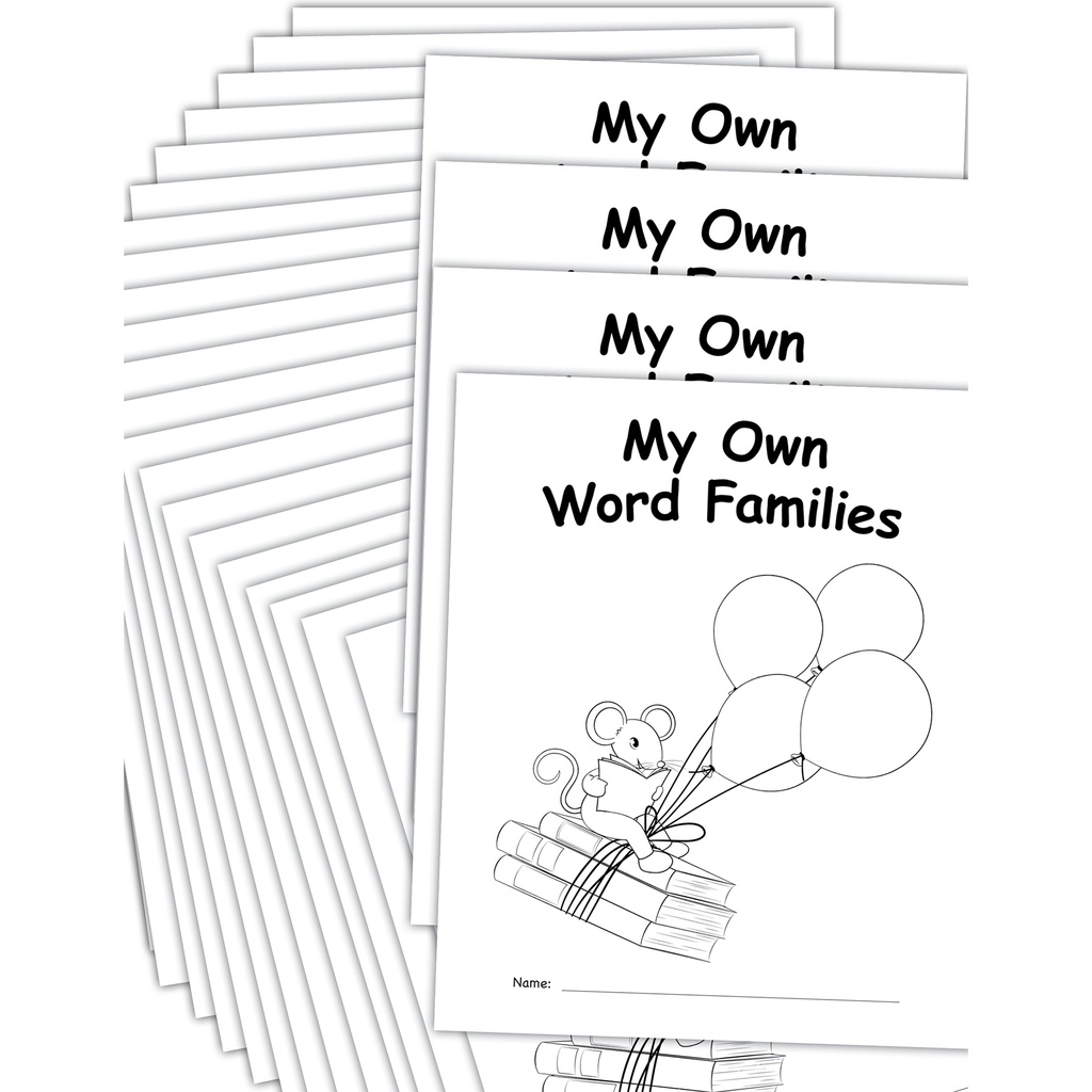 My Own Books: My Word Families Book 25 Pack