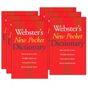 Webster's New Pocket Dictionary 6ct