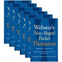Webster's New Roget's Pocket Thesaurus 6ct