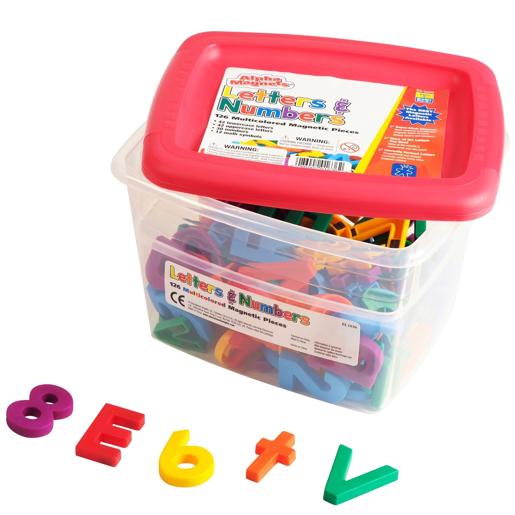 Multi-Colored AlphaMagnets® & MathMagnets®