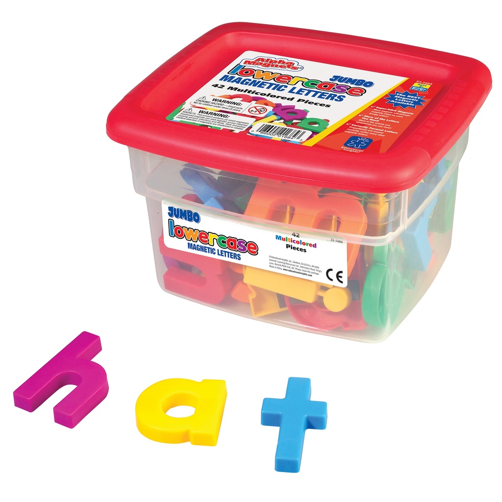 Multi-Colored AlphaMagnets® Jumbo Lowercase