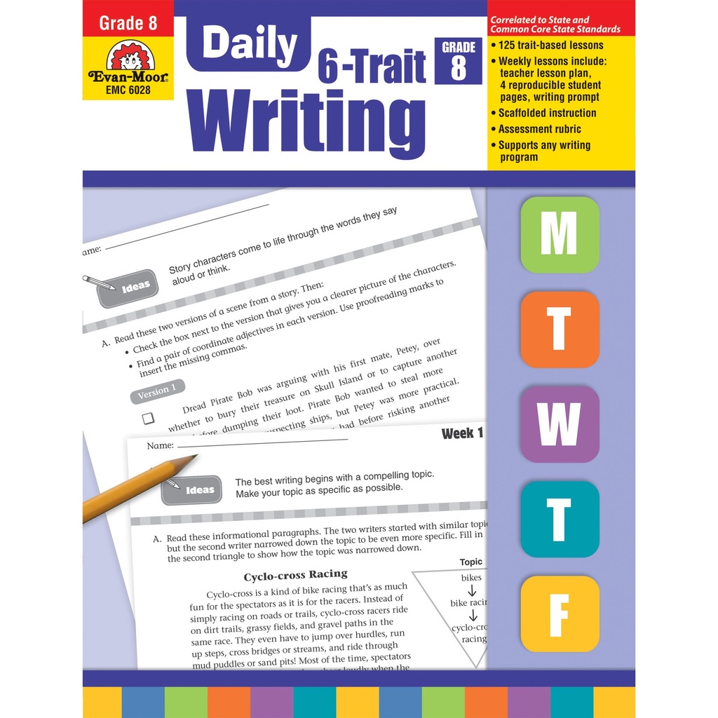 Teacher's Edition Daily 6-Trait Writing Grade 8