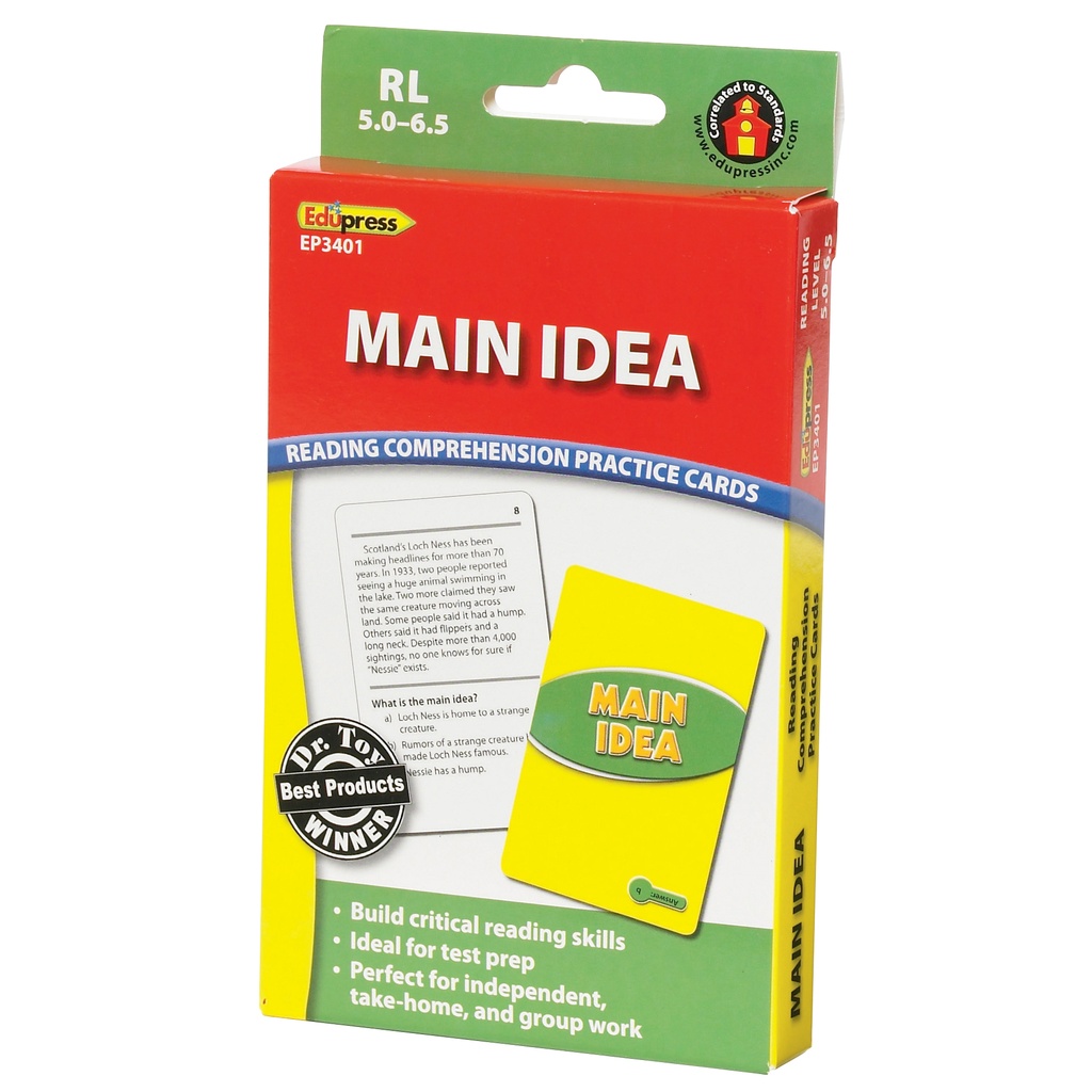 Levels 5.0-6.5 Main Idea Practice Cards