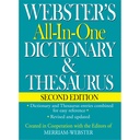 Webster's All-in-One Dictionary & Thesaurus Second Edition