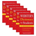 Webster's Dictionary for Students Sixth Edition Pack of 6
