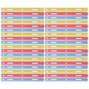 12" Plastic Ruler, Assorted Colors, Pack of 36 | 10526-36 ACM