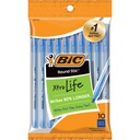 Medium Point Blue Round Stic® Xtra Life Ballpoint Pen Pack of 10