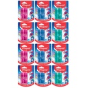 Assorted Connect DUO 2 Hole Sharpener / Eraser Combo Pack of 12