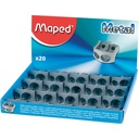 Classic 2 Hole Metal Pencil Sharpener 20ct