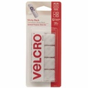 White 7/8" Sticky Back Squares 12 Sets
