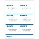 Printable Badge Inserts 4" x 3" Pack of 60