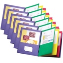 Multicolor Eight-Pocket Organizers Pack of 6