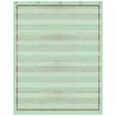 Mint Painted Wood Design 10 Pocket Chart