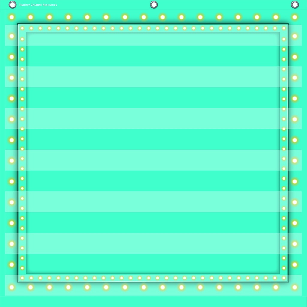 Light Blue Marquee 7 Pocket Chart 