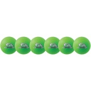 Neon Green Rhino Skin® 6-Inch Low Bounce Dodgeball Set of 6