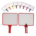 Assorted Blank/Graph Double-Sided, Rectangular Dry Erase Whiteboards with Markers Pack of 32