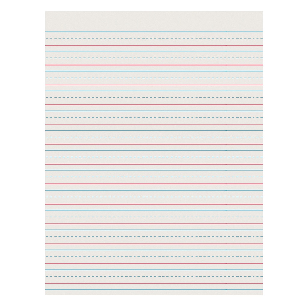 Gr 2-3 D'Nealian Broken Midline Paper