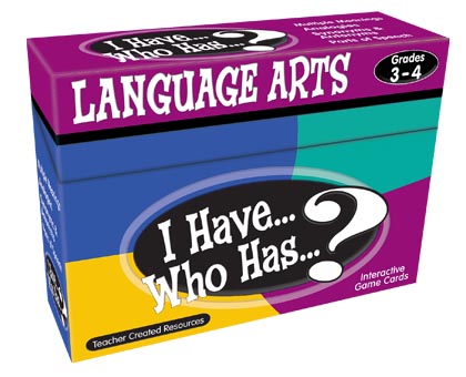 Gr 3-4 I have Who Has Language Arts Games