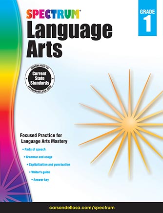 Spectrum Language Arts Workbook Grade 1 Paperback