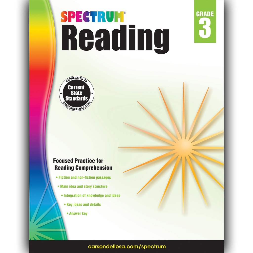 Spectrum Reading Workbook Grade 3 Paperback