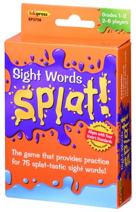 Grades 1-2 Sight Words Splat Game