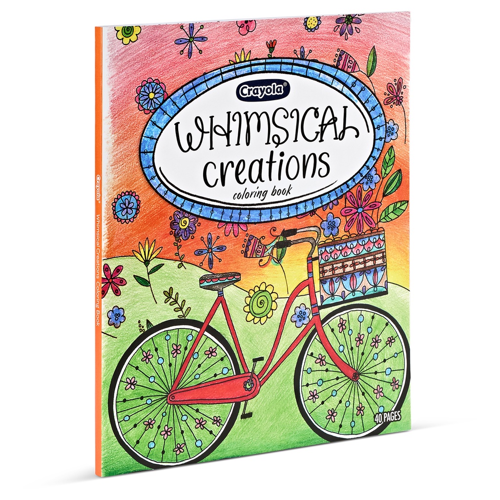Whimsical Creations Adult Coloring Book