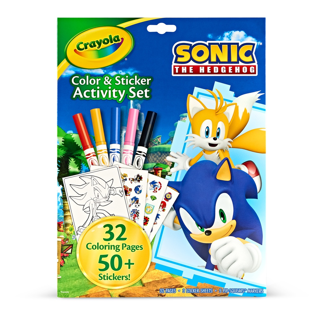 Sonic Color & Sticker Activity Set