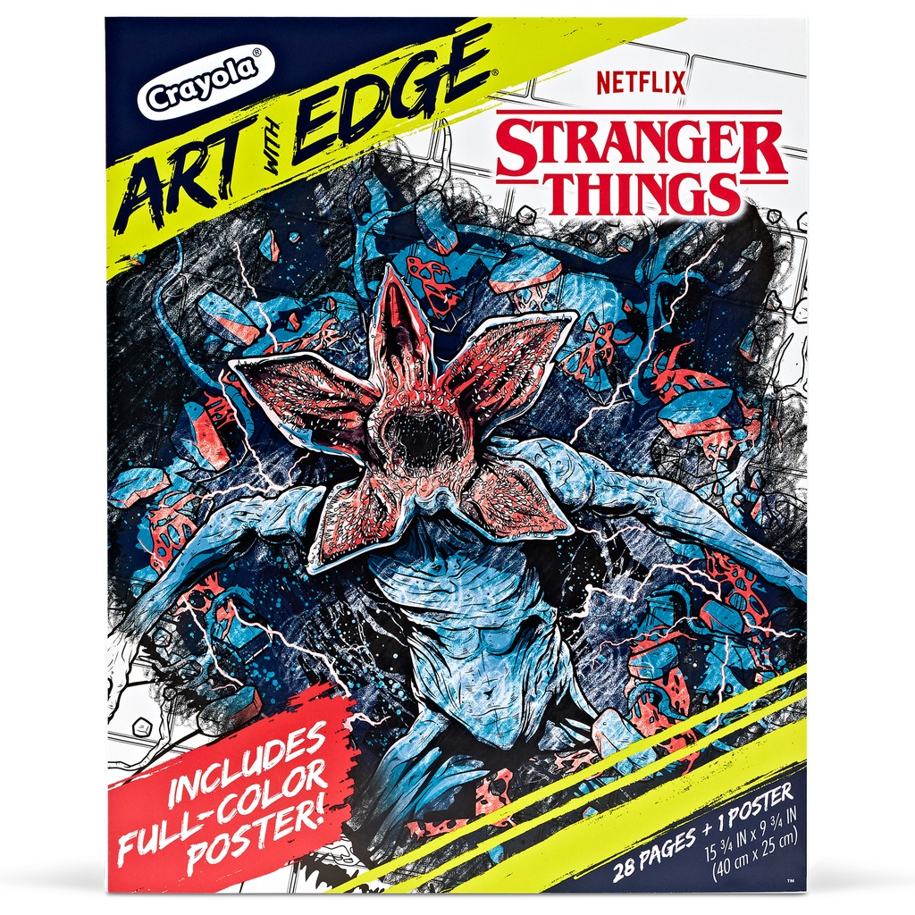 Art with Edge Stranger Things Coloring Book