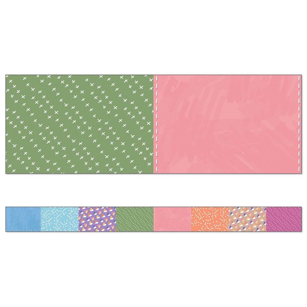 Crafty and Cool Patchmix Straight Border