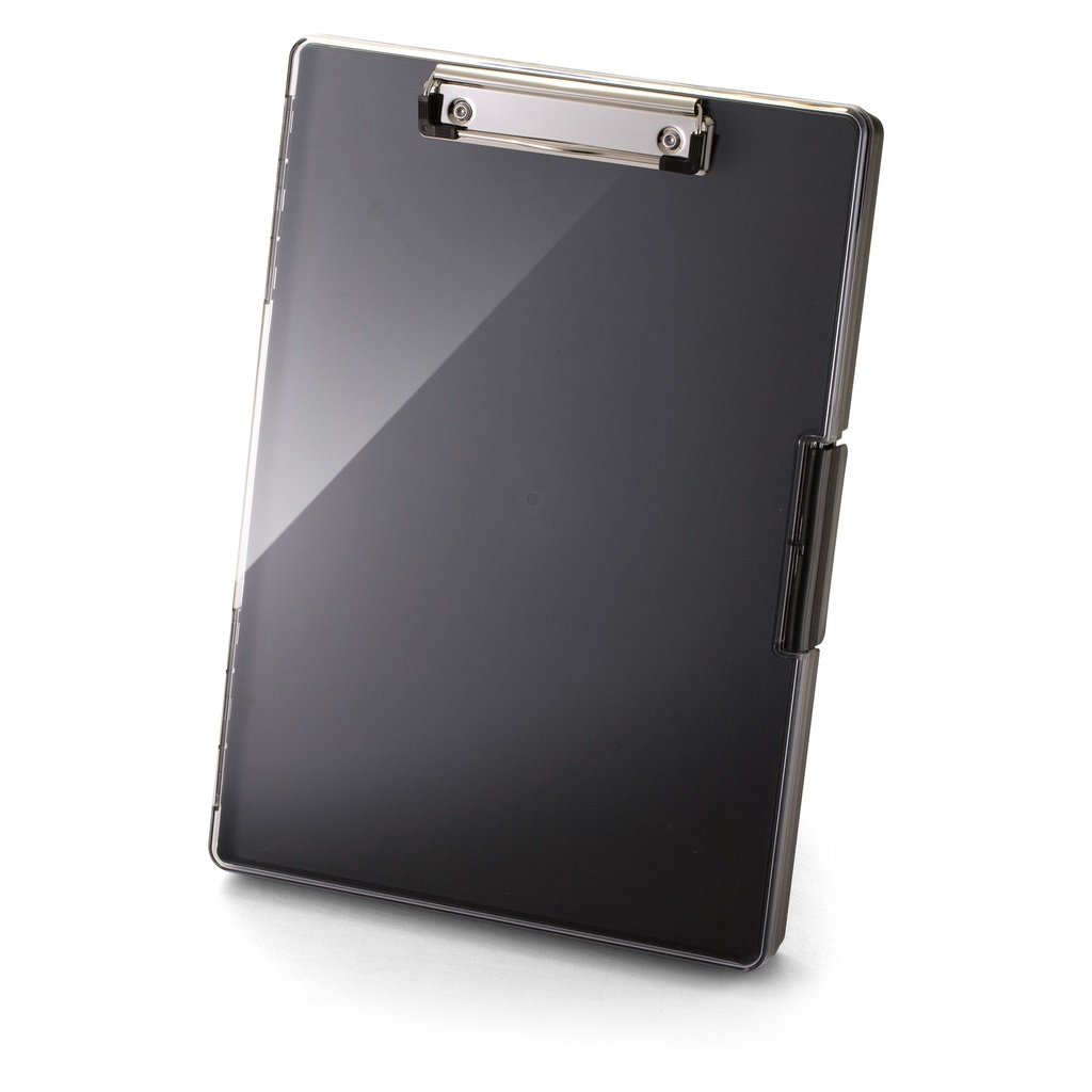 Clear View Black Clipboard Storage Box