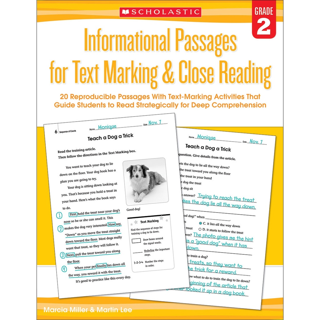 I P for Text Marking & Close Reading Gr 2