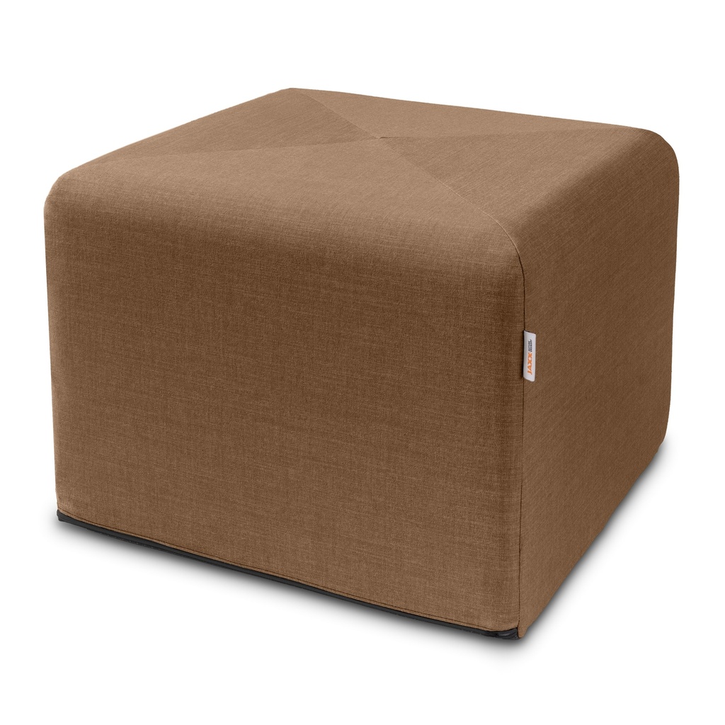 Monroe Large Square Foam Ottoman with Stain Resistant Performance Fabric
