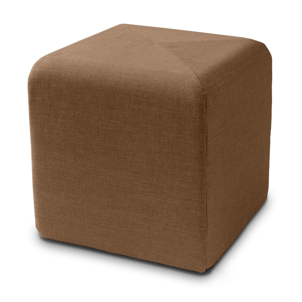 Monroe Small Square Foam Ottoman with Stain Resistant Performance Fabric
