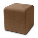 Monroe Small Square Foam Ottoman with Stain Resistant Performance Fabric