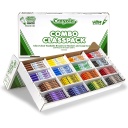 Crayola 256ct Large Size Crayons and Ultraclean Markers Classpack