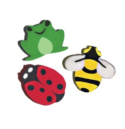 [DLT2331 MSG] 12ct Lil' Critters Pencil Erasers Toppers